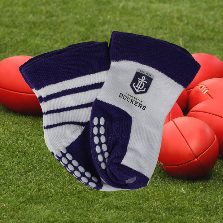 AFL Fremantle Dockers 4Pk Infant Socks