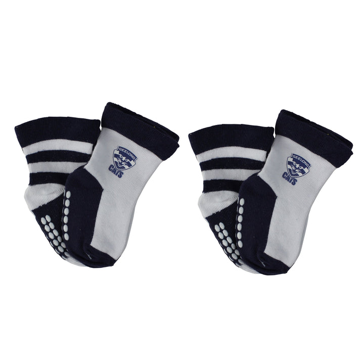 AFL Geelong Cats 4Pk Infant Socks