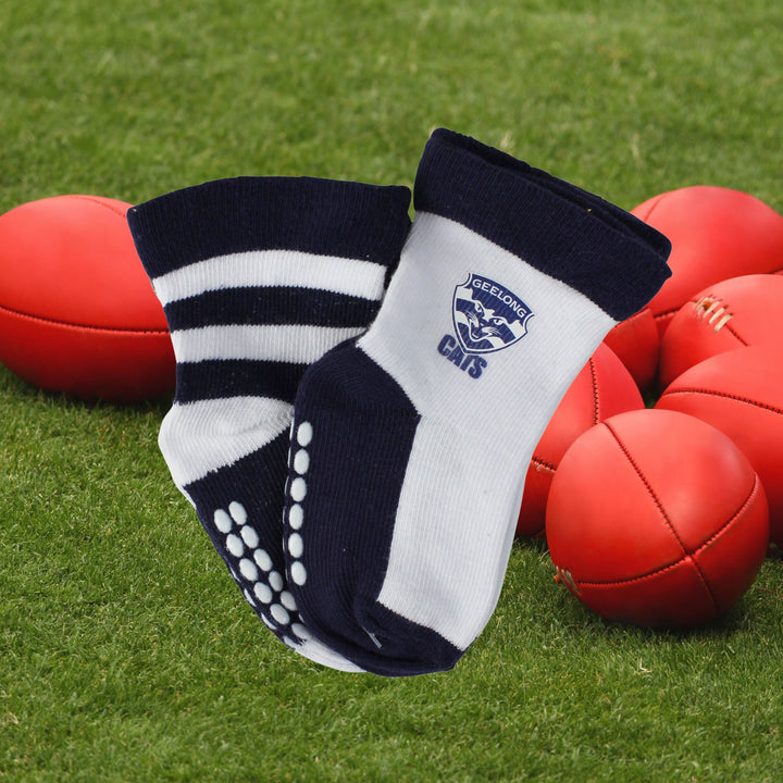 AFL Geelong Cats 4Pk Infant Socks