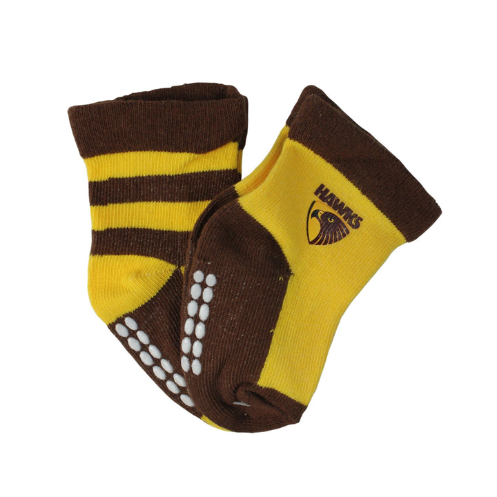 AFL Hawthorn Hawks 4Pk Infant Socks