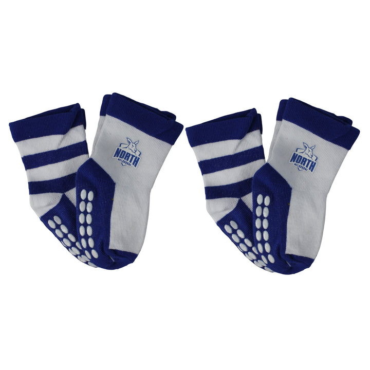 AFL North Melbourne Kangaroos 4Pk Infant Socks