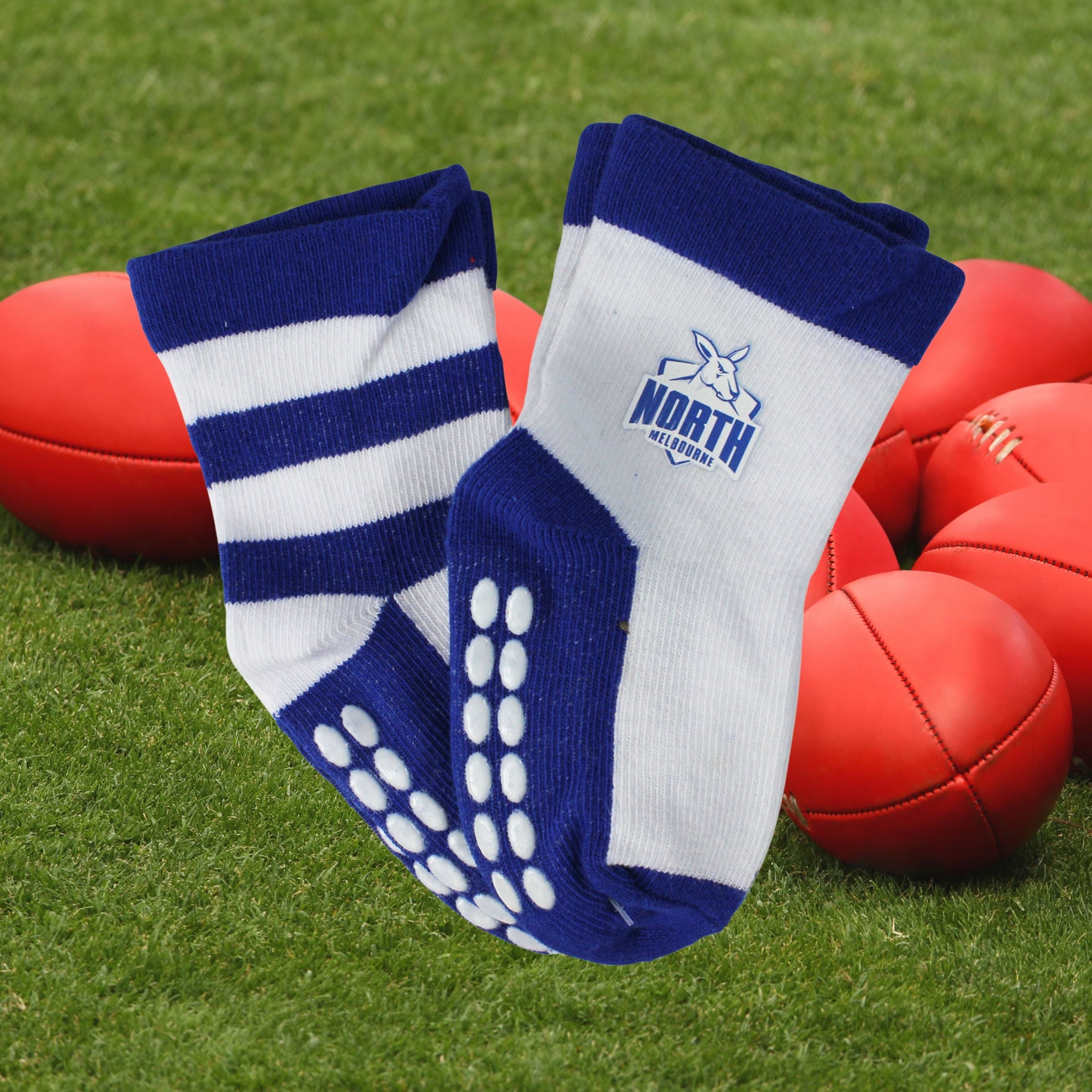 AFL North Melbourne Kangaroos 4Pk Infant Socks