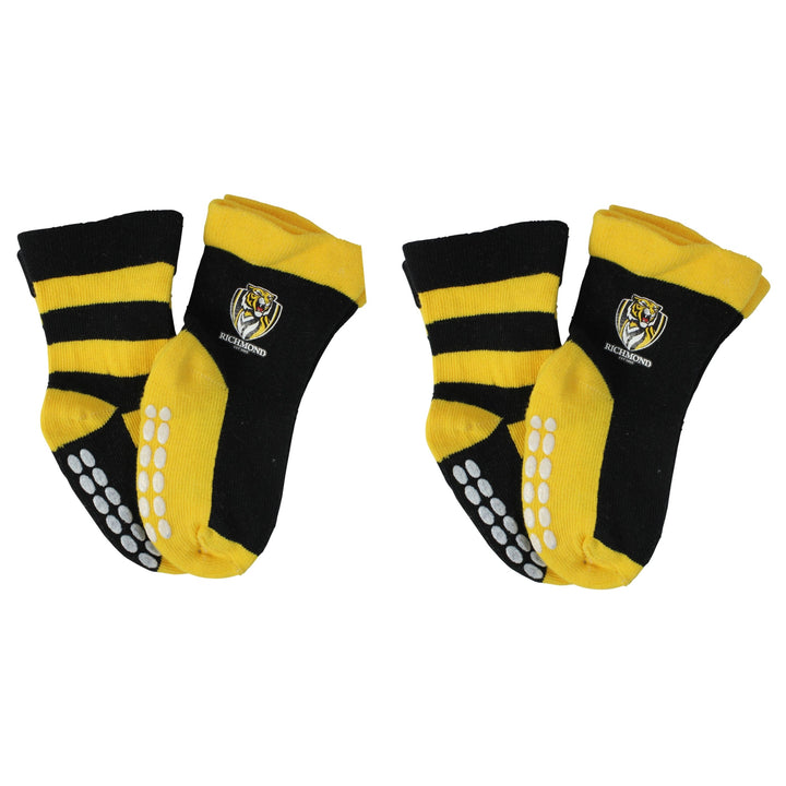 AFL Richmond Tigers 4Pk Infant Socks