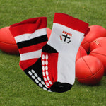 Load image into Gallery viewer, AFL St Kilda Saints 4Pk Infant Socks
