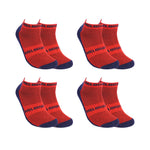 Load image into Gallery viewer, AFL Melbourne Demons 4Pk High Performance Ankle Sports Socks
