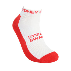 AFL Sydney Swans 4Pk High Performance Ankle Sports Socks