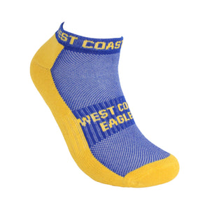 AFL West Coast Eagles 4Pk High Performance Ankle Sports Socks