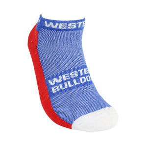 AFL Western Bulldogs 4Pk High Performance Ankle Socks