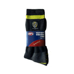 Load image into Gallery viewer, AFL Richmond Tigers 2pk Heavy Duty Work Sock
