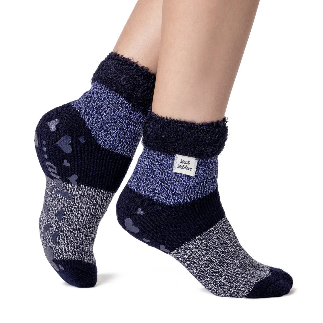 HEAT HOLDERS Feather Top Lounge Socks - Womens