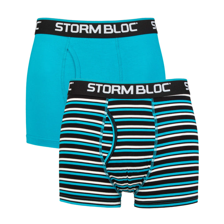 STORM BLOC 2PK Bamboo Blend Fitted Trunks - Men's