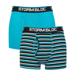 Load image into Gallery viewer, STORM BLOC 2PK Bamboo Blend Fitted Trunks - Men&#39;s
