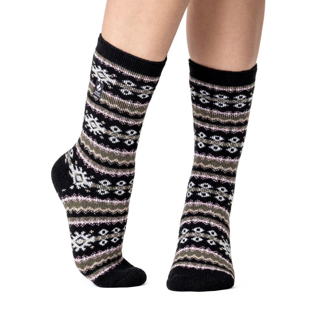 HEAT HOLDERS Lite Nordic Twist Thermal Socks - Women's