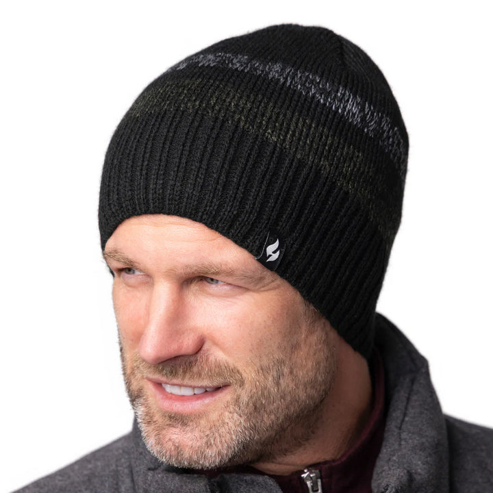 HEAT HOLDERS Mens Themal Block Stripe Roy Beanie