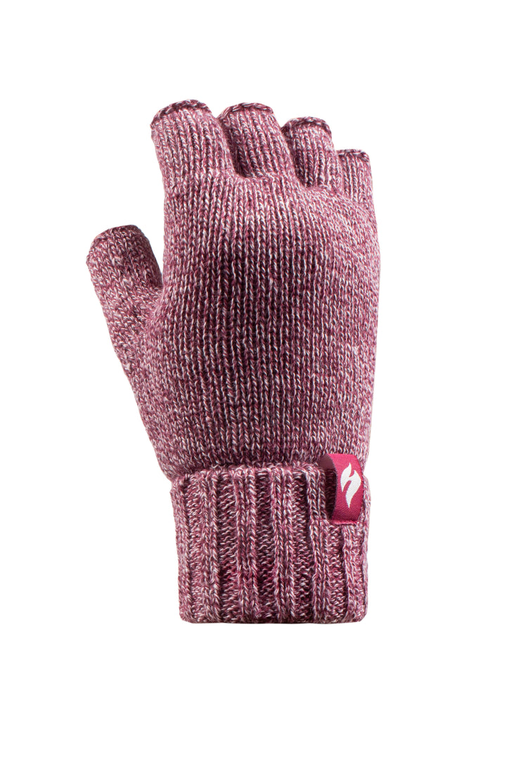 HEAT HOLDERS Fingerless Thermal Gloves-Womens