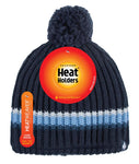 Load image into Gallery viewer, HEAT HOLDERS Derwent Chunky Rib Pom Pom Thermal Beanie - Mens

