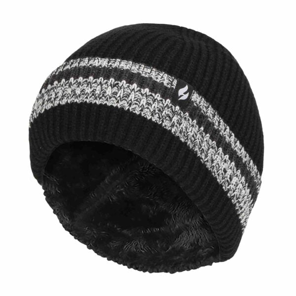 HEAT HOLDERS Men's Thermal Turn Over Cuff Arran Beanie