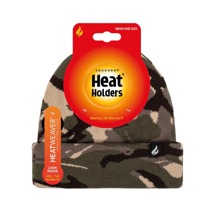HEAT HOLDERS Limited Edition CAMO Turn Over Beanie - Men's