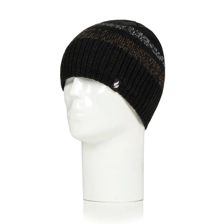 HEAT HOLDERS Mens Themal Block Stripe Roy Beanie