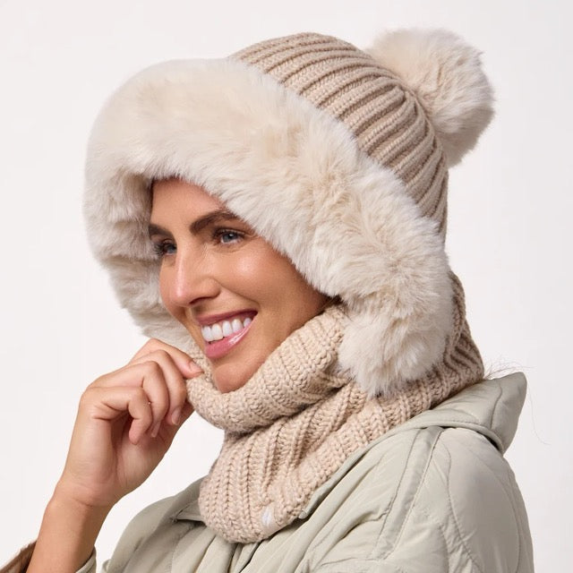 HEAT HOLDERS 1Pk Nikita Faux Fur Snood - Womens
