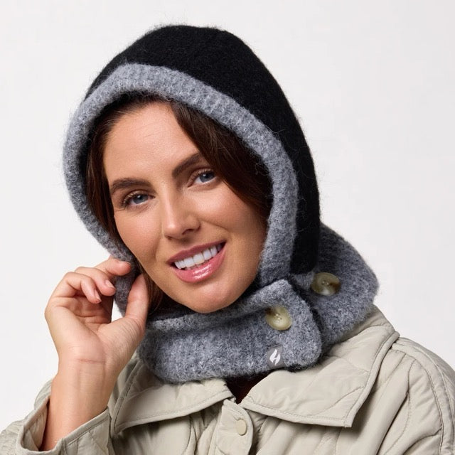 HEAT HOLDERS 1Pk Fern Button Up Snood - Womens