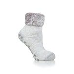 Load image into Gallery viewer, HEAT HOLDERS Kids Original Lounge Socks with Turnover Feather Top
