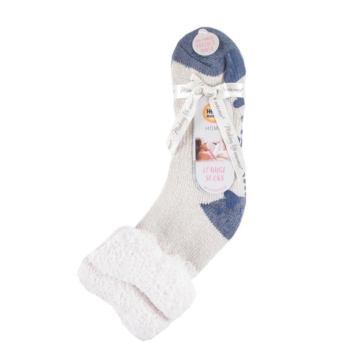 HEAT HOLDERS Lounge Slipper Socks With Comfy Slouch Top - Women's