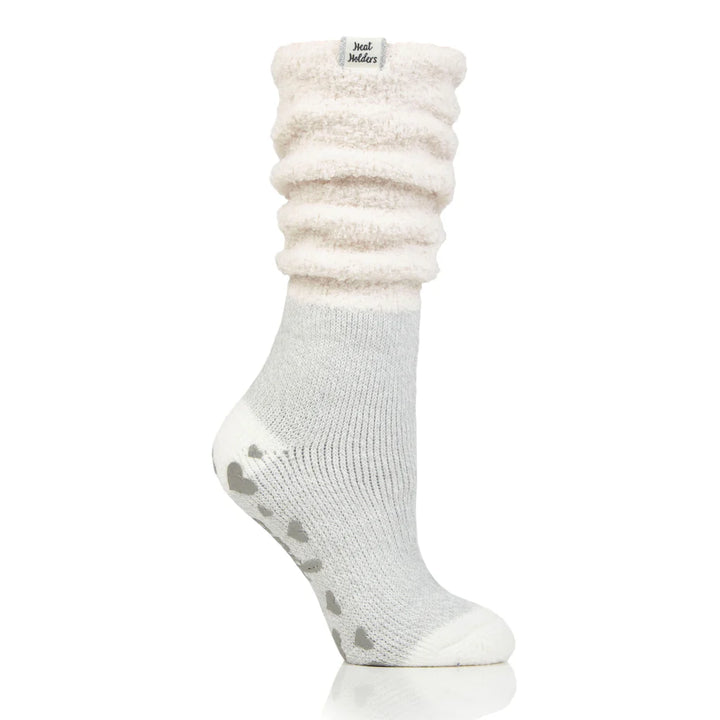 HEAT HOLDERS Lounge Slipper Socks With Comfy Slouch Top - Women's