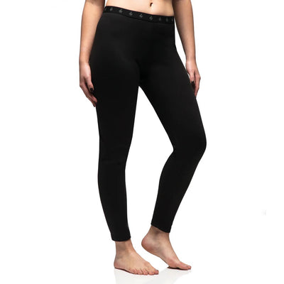 HEAT HOLDERS Original Black Base Layer Bottoms-Womens