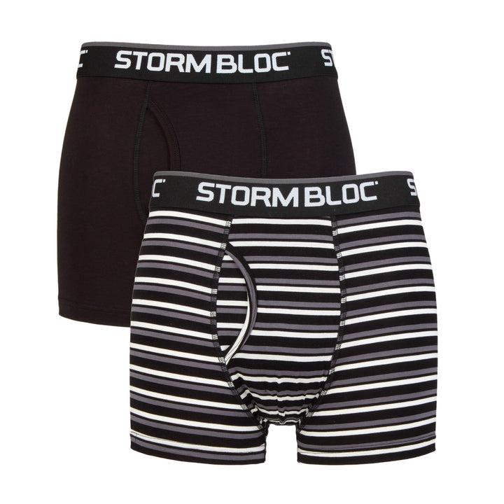 STORM BLOC 2PK Bamboo Blend Fitted Trunks - Men's