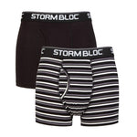 Load image into Gallery viewer, STORM BLOC 2PK Bamboo Blend Fitted Trunks - Men's
