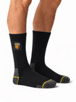 Load image into Gallery viewer, AFL Brisbane Lions 2pk Heavy Duty Work Sock
