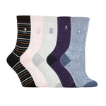 Load image into Gallery viewer, HEAT HOLDERS Ultra Lite Thermal Womens Sock (4-8 UK) - 3 Pair Bundle
