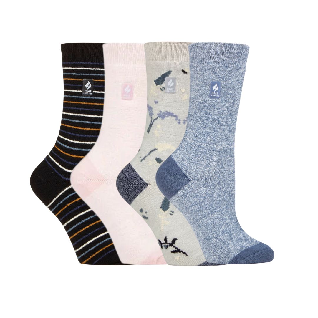 HEAT HOLDERS Ultra Lite Thermal Womens Sock - 3 Pair Bundle