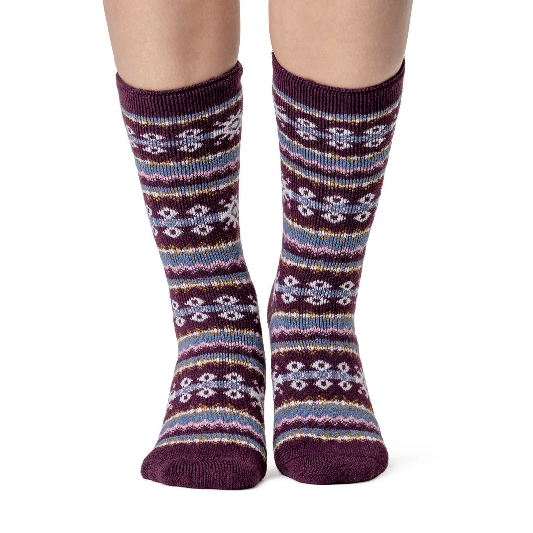 HEAT HOLDERS Lite Nordic Twist Thermal Socks - Women's