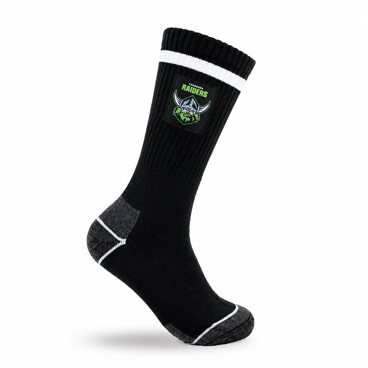 NRL Canberra Raiders 2pk Heavy Duty Work Socks