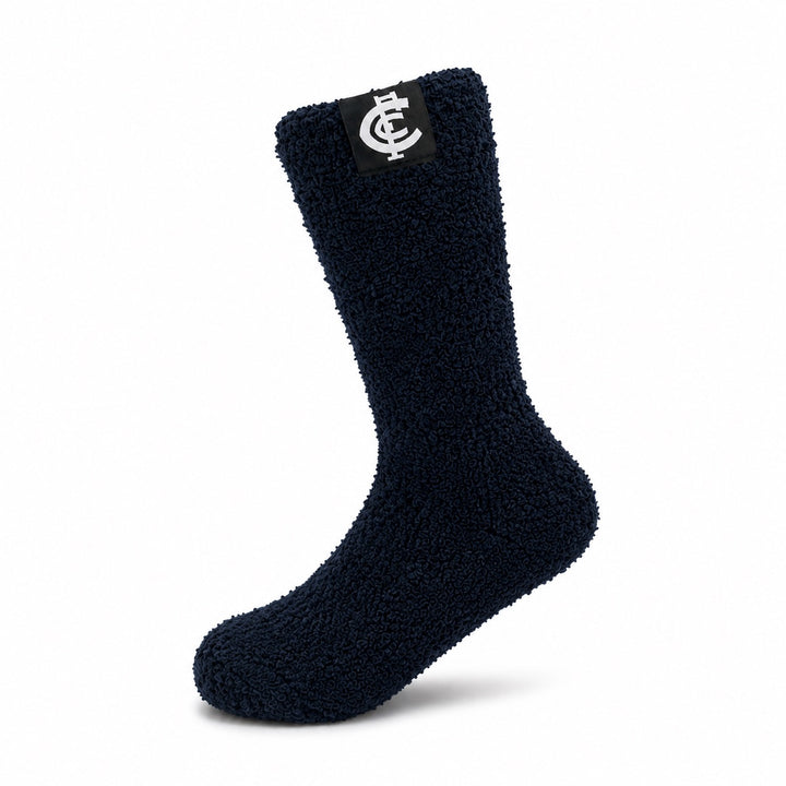 AFL Carlton Blues 2pk Bed Socks - Womens