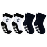 Load image into Gallery viewer, AFL Carlton Blues 4Pk Infant Socks
