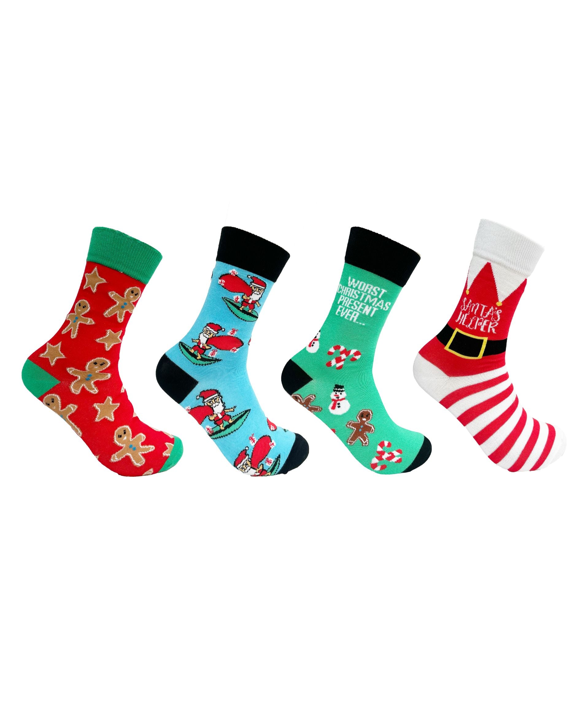 Aussie Sock Shop Sockmas 4PK Bamboo Christmas Socks