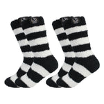Load image into Gallery viewer, AFL Collingwood Magpies 2Pk Bed Socks
