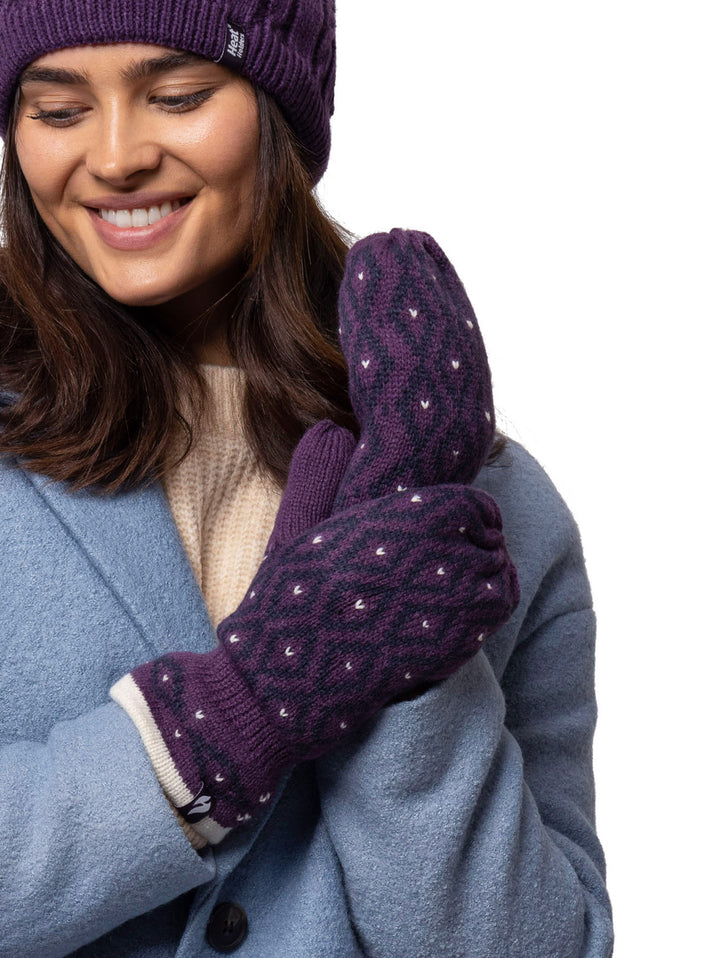 HEAT HOLDERS Copenhagen Thermal Mittens -Womens