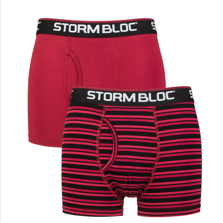 STORM BLOC 2PK Bamboo Blend Fitted Trunks - Men's