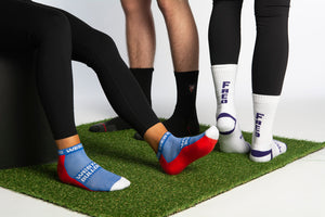 AFL Melbourne Demons 4Pk High Performance Ankle Sports Socks