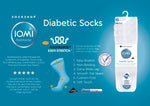 Load image into Gallery viewer, IOMI FOOTNURSE 3Pk Cushion Foot Diabetic Socks with Non-Slip Grip
