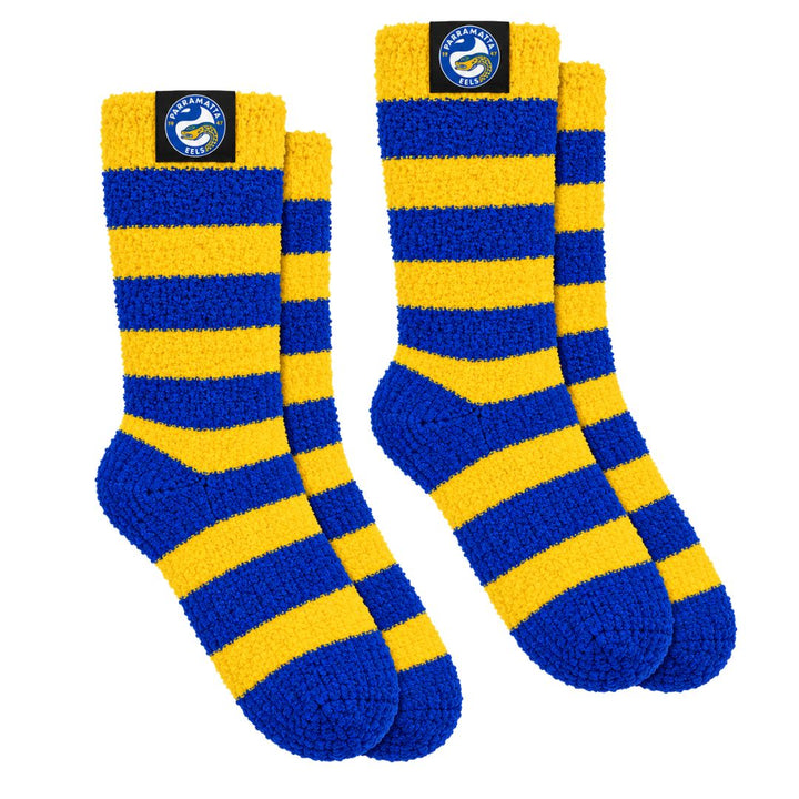 NRL Parramatta Eels 2Pk Bed Socks