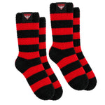 Load image into Gallery viewer, AFL Essendon Bombers 2Pk Bed Socks - Womens
