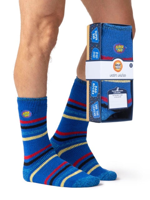 HEAT HOLDERS Fathers Day Gift Boxed Original Thermal Socks- Mens 6-11