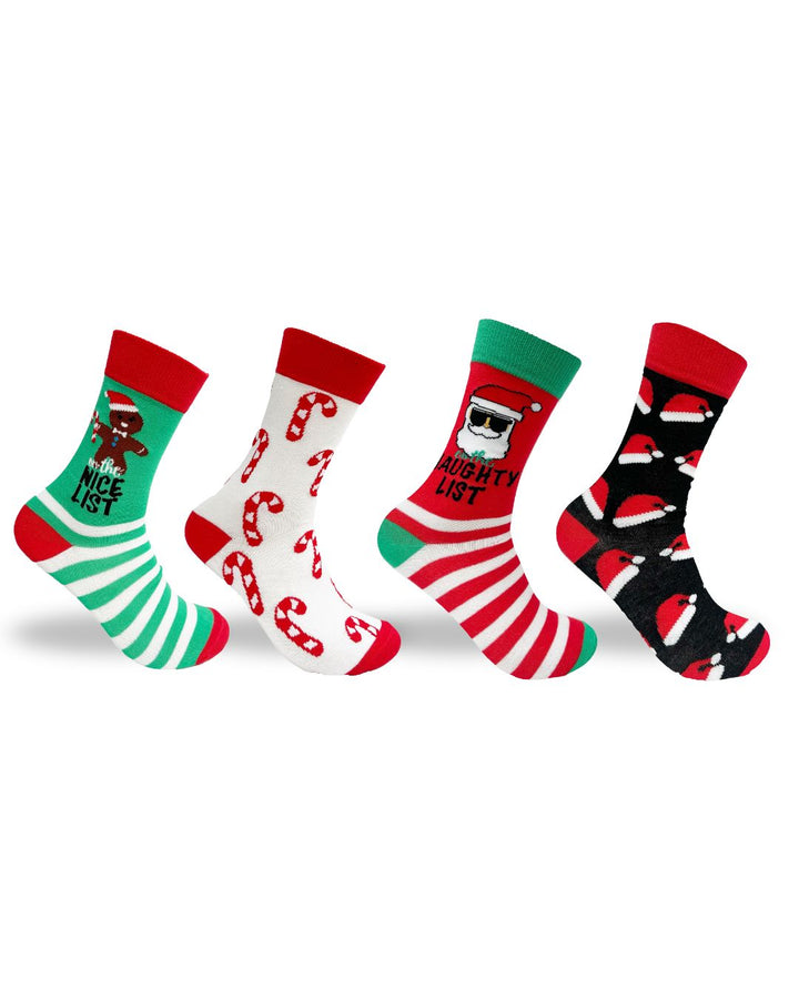 Aussie Sock Shop Sockmas 4PK Bamboo Christmas Socks
