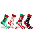 Load image into Gallery viewer, Aussie Sock Shop Sockmas 4PK Bamboo Christmas Socks
