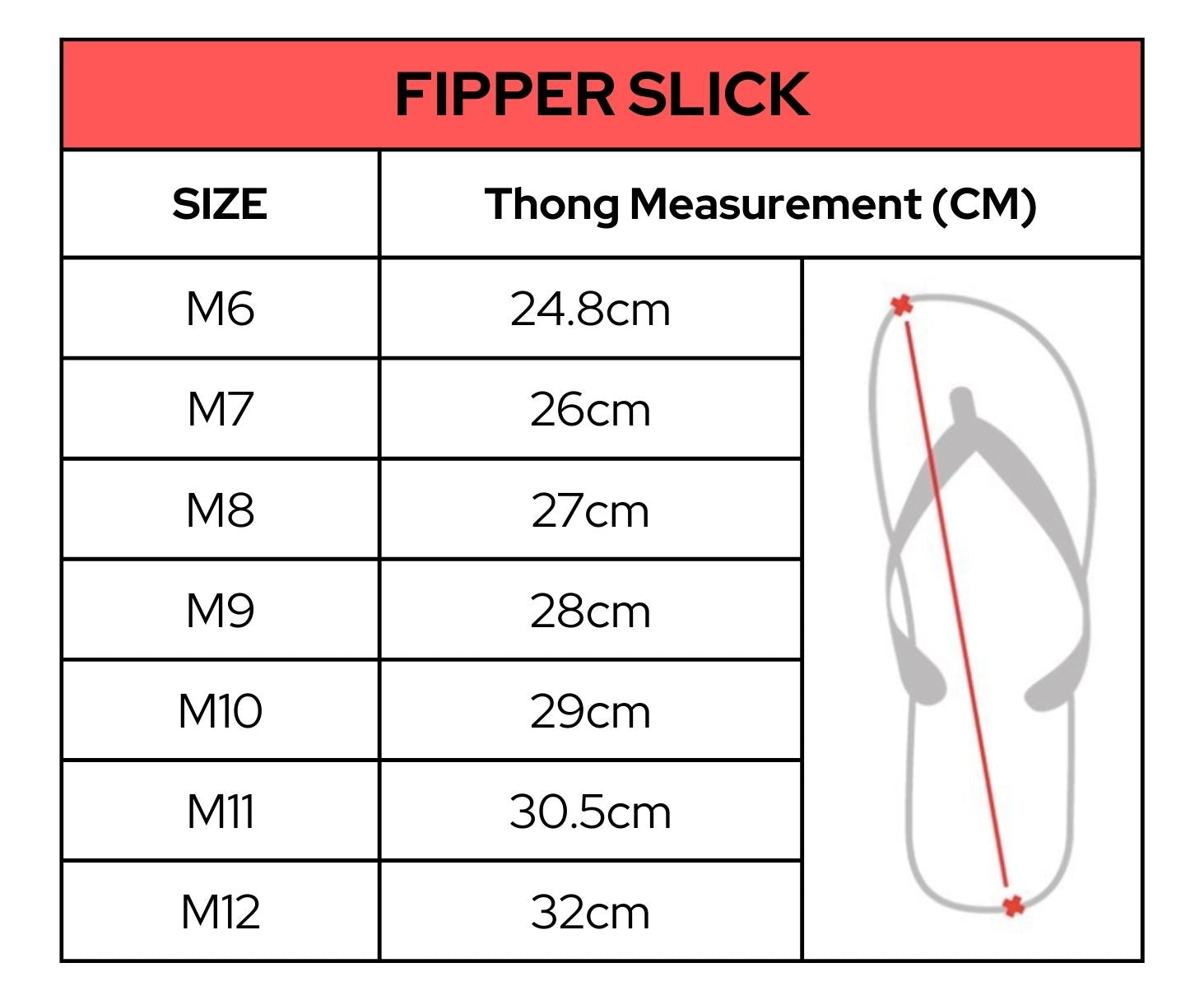 Fipper Slick Natural Rubber Thongs-Mens